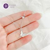  Dây Chuyền Bướm Xà Cừ Bạc 925 - Sparkling Butterfly Silver Necklace 558DCH 