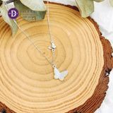  Dây Chuyền Bướm Xà Cừ Bạc 925 - Sparkling Butterfly Silver Necklace 558DCH 