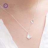  Dây Chuyền Bướm Xà Cừ Bạc 925 - Sparkling Butterfly Silver Necklace 558DCH 