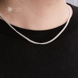  Dây Chuyền Trơn Xích Dẹp 1.5li & 3li Khoá S - Dây Chuyền Bạc 999 - Pure Silver Necklace Ddreamer 