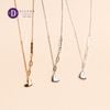 Silver Necklace Heart & Love Tag Chain - Dây Chuyền Bạc 925 Cao Cấp Trái Tim Love  Ddreamer 284DCH