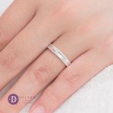  Silver Band Ring - Nhẫn Bạc 925 Bản Hoa Văn Bling Bling Tròn 2568NT 