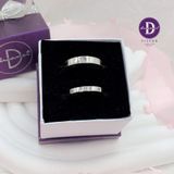  Couple Rings - Nhẫn Cặp Couple Stone CZ  - Ddreamer 096NH 