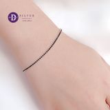  Tennis CZ Stone Bracelets - Lắc Tay Tennis Đá CZ Đen 1.5li Ddreamer 1000VTH 