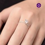  Nhẫn Đá Simple Diamond (4 Chấu) 