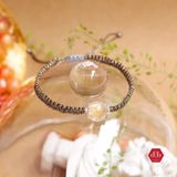  Vòng Thắt One Stone - Đá Citrine Phối Dây Brown Mermaid 