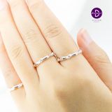  Ribbon Twist Minimal Sterling Silver Ring - Nhẫn Bạc 925 Trơn Xoắn To Dày 1931NT 