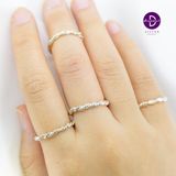  Minimal Twist Norah Sterling Silver Ring -  Nhẫn Bạc 925 Kiểu Xoắn 3 Dày Dặn 1002NT 