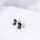  Hoa Tai Bạc 925 - Đá Cz Vuông - Square Gem Stone Silver 925 Earrings - 2474BTH 2475BTH 2476BTH 2477BTH Ddreamer 