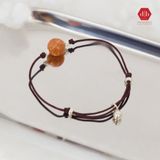  Vòng Tay Dây Thắt Đá Sun Stone & Charm Bạc 925 - Đá Mặt Trời - Ddreamer - Vòng Thắt Theo Yêu Cầu 