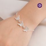  Vòng Tay 3 Spring Butterfly & 2 White Stone - 3 Bướm Đính Đá & 2 Viên Đá Trắng 1194VTH 