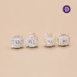  Hoa Tai Hoa Tuyết Cạnh Vuông  - Hoa Tai Bạc 925 Premium Square Snowflake P2684BTH P2341BTH 