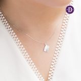  Sterling Silver Envelope Pendant Necklace - Dây Chuyền Lá Thư Tình Yêu Bạc 925 958DCT 