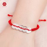  Vòng Tay Dây Thắt 5 Đồng Xu (Đồng Tiền) & Cầu May Mắn - Vòng Thắt Thủ Công Phối Charm Bạc 925 