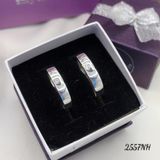  Couple Rings - Nhẫn Cặp Kiểu Vuông - Square Maze & Đá CZ 2li- 2551NH 