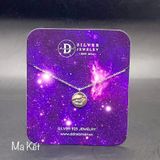  Sterling Silver Necklace-Dây chuyền Mặt Tròn Cung Hoàng Đạo Nhân Mã và Ma Kết - Horoscope Star Sign Moon Tag-dc811 