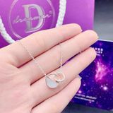  Sterling Silver Necklace - Dây Chuyền Bạc 925 Dây chuyền Tròn Ring Halo - DC454 dreamer 