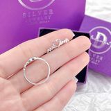  Nhẫn Nhịp Tim Đơn Giản Bạc 925 - Nhẫn Bạc 925 Kiểu Trái Tim - Heart Beat Line Silver Ring 2114NT 