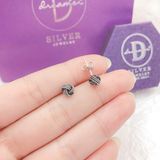  Silver 925 Earrings - Hoa Tai Bạc 925 Hoa Tai Cuộn Len Wool Ball-895BTT Ddreamer 