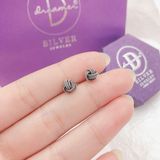  Silver 925 Earrings - Hoa Tai Bạc 925 Hoa Tai Cuộn Len Wool Ball-895BTT Ddreamer 