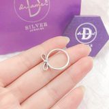  Nhẫn Bạc 925- Nhẫn Nơ Thick Bow Ring-1636NT 