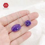  Mặt Lu Thống Đá Mắt Rồng Tím Charoite - Đá Phong Thủy Thiên Nhiên  - Cho Mệnh Thổ & Hỏa - Ddreamer 