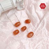  Mặt Lu Thống Đá Sun Stone Ánh Cam - Đá Phong Thủy Thiên Nhiên  - Không Kỵ Mệnh - Ddreamer 