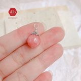  Mặt Dây Chuyền Đá Thiên Nhiên - Đá Hắc Nguyệt Quang & Moon Stone Sunstone, Đá Đào Hoa Mix Charm Bạc 925 - Không Kỵ Mệnh- Ddreamer 