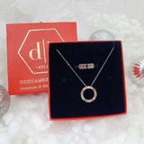  Bộ Dây Chuyền & Nhẫn Đá Phong Thủy -  Đá Tourmaline Thiên Nhiên Đủ Màu - Trang Sức Quà Tặng Ddreamer 