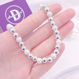  Vòng Tay Bạc 925 - Vòng Tay Bi Trơn & Bi Cát - Bracelet Silver Dottie - 408VTT - Gợi Ý Quà Tặng 