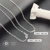 Dây Chuyền Nam Trơn Xích Oval 3li - Dây chuyền Bạc 925 - Silver 925 Necklace Basic Chain Ddreamer