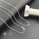  Dây Chuyền Nam Trơn Xích Oval 3li - Dây chuyền Bạc 925 - Silver 925 Necklace Basic Chain Ddreamer 