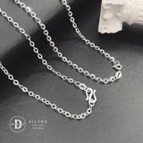  Dây Chuyền Nam Trơn Xích Oval 3li - Dây chuyền Bạc 925 - Silver 925 Necklace Basic Chain Ddreamer 