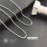  Dây Chuyền Premium Bi Móc Máy Sparkling Ball  - Dây chuyền Bạc 925 - Silver 925 Necklace Basic Chain Ddreamer 