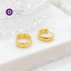 Big Hoops Statement X - Gold Plated Earrings - Hoa Tai Khoen Bạc 925 Bản Dày Chữ X 2708BTK