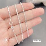  Dây Chuyền Trơn Dây Mì Hộp Trụ Chữ S Đủ Size - Dây chuyền Bạc 925 - Silver 925 Necklace Basic Chain Ddreamer 