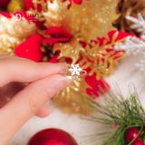  Snowflake Christmas Silver Ring - Nhẫn Nữ Bạc 925 Hình Hoa Tuyết Kiểu Freesize - Quà Tặng Giáng Sinh 049VTT 