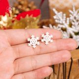  Snowflake Christmas Silver Earrings - Hoa Tai Nữ Bạc 925 Hình Hoa Tuyết - Quà Tặng Giáng Sinh 129BTH 896BTH 