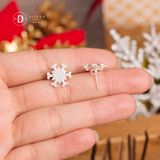  Snowflake Christmas Silver Earrings - Hoa Tai Nữ Bạc 925 Hình Hoa Tuyết - Quà Tặng Giáng Sinh 129BTH 896BTH 