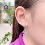  Hoa Tai Bạc 925 - Hoa Tai Móc Falling Hoops 695BTK  698BTT 