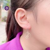  Hoa Tai Bạc 925 - Hoa Tai Móc Falling Hoops 695BTK  698BTT 