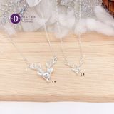  Reindeer Silver Necklace - Dây Chuyền Tuần Lộc Bạc 925 - Dây Chuyền Christmas Ddreamer 122DCT - 121DCT 