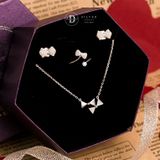  Jewelry Gift Set - Bộ Trang Sức Nơ Đính Đá CZ Nữ Tính - Bow Gift Set 