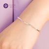 Engravable Bar Chain Bracelet - Lắc Tay Khắc Chữ Dây Bản Vuông Unisex 1289VTT - 1276VTT