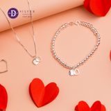  Heart Silver Bracelets - Lắc Tay Bi Bạc Charm Trái Tim Tình Yêu - Quà Valentine Ý Nghĩa - Ddreamer 