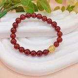  Vòng Tay Đá Garnet  - Vòng Tay Đá Phong Thủy Mix Charm Bạc 925 Ddreamer 