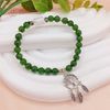 Vòng Tay Moon Stone & Lu Thống Jade - Vòng Tay Đá Phong Thủy Mix Charm Bạc 925 Ddreamer