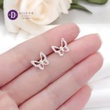  Dream Butterfly Silver Earrings - Hoa Tai Bướm Đính Đá Ddreamer - 3091BTH 