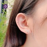  Dream Butterfly Silver Earrings - Hoa Tai Bướm Đính Đá Ddreamer - 3091BTH 