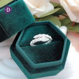 Cz Stone Silver Ring - Nhẫn Bạc 925 Cao Cấp -  Nhẫn Premium Kiểu Rắn Đính Đá - P2679NH - Ddreamer 